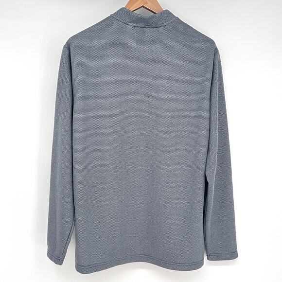 Adidas Golf Quarter Zip Pullover Mens XL Performance Long Sleeve Navy Blue - Picture 5 of 8